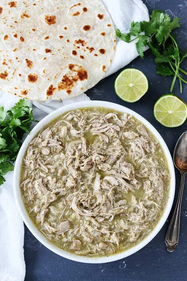 4-Ingredient Instant Pot Chicken Chile Verde