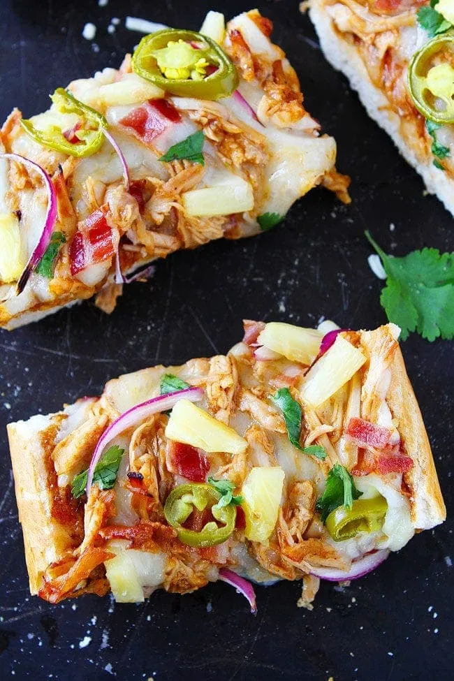 BBQ Chicken French Bread Pizza