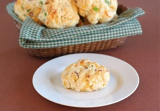 Bacon Cheddar Drop Biscuits