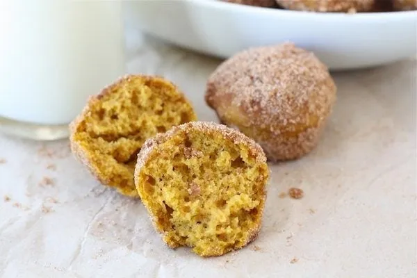 Baked Pumpkin Donut Holes