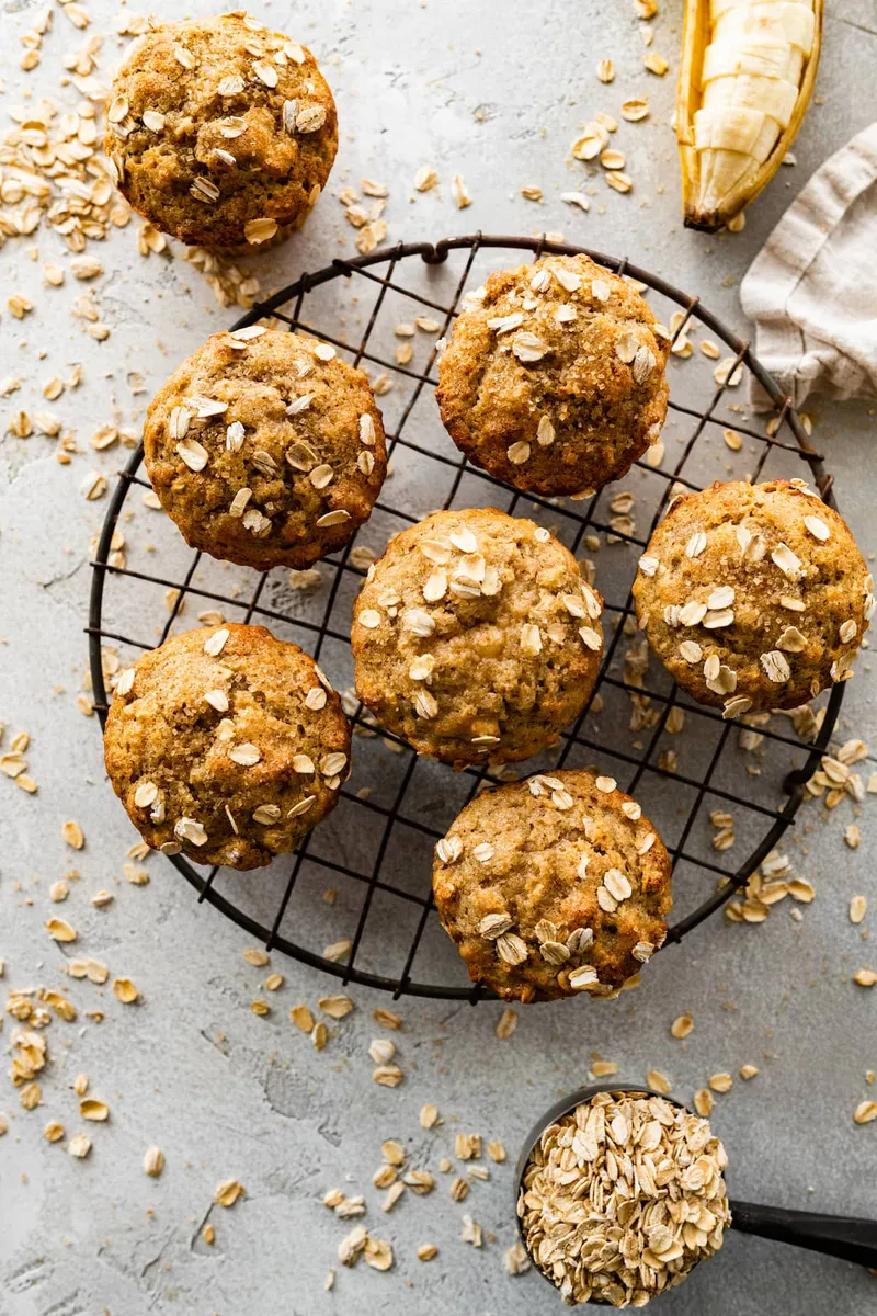Banana Oatmeal Muffins
