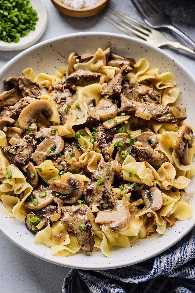 Beef Stroganoff