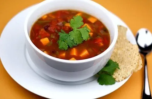 Black Bean and Sweet Potato Soup