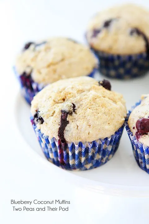 Blueberry Coconut Muffins
