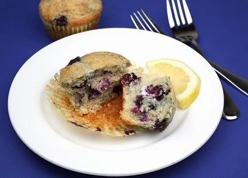 Blueberry Lemon Cream Cheese Muffins
