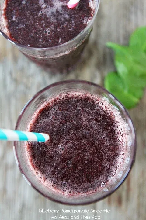 Blueberry Pomegranate Smoothie