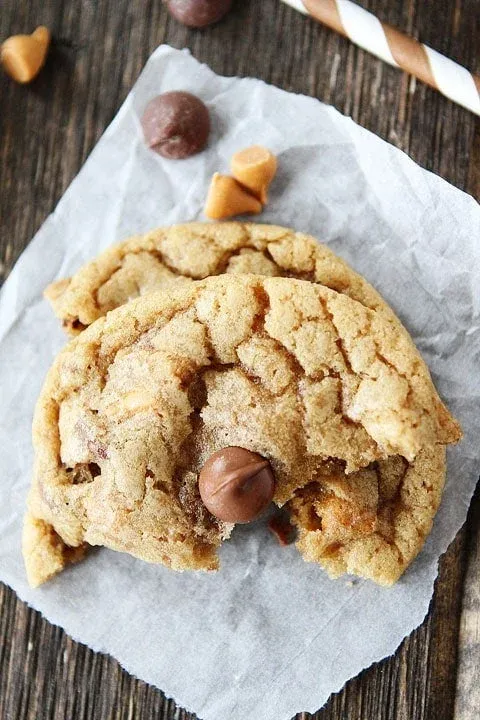 Butterscotch, Toffee, Chocolate Chip Cookies
