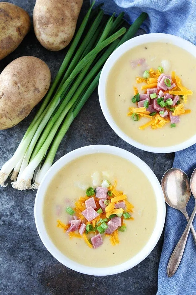 Cheesy Ham and Potato Soup