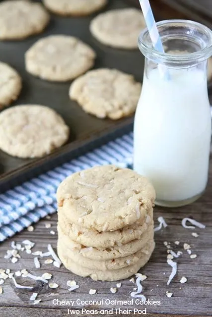 Chewy Coconut Oatmeal Cookies
