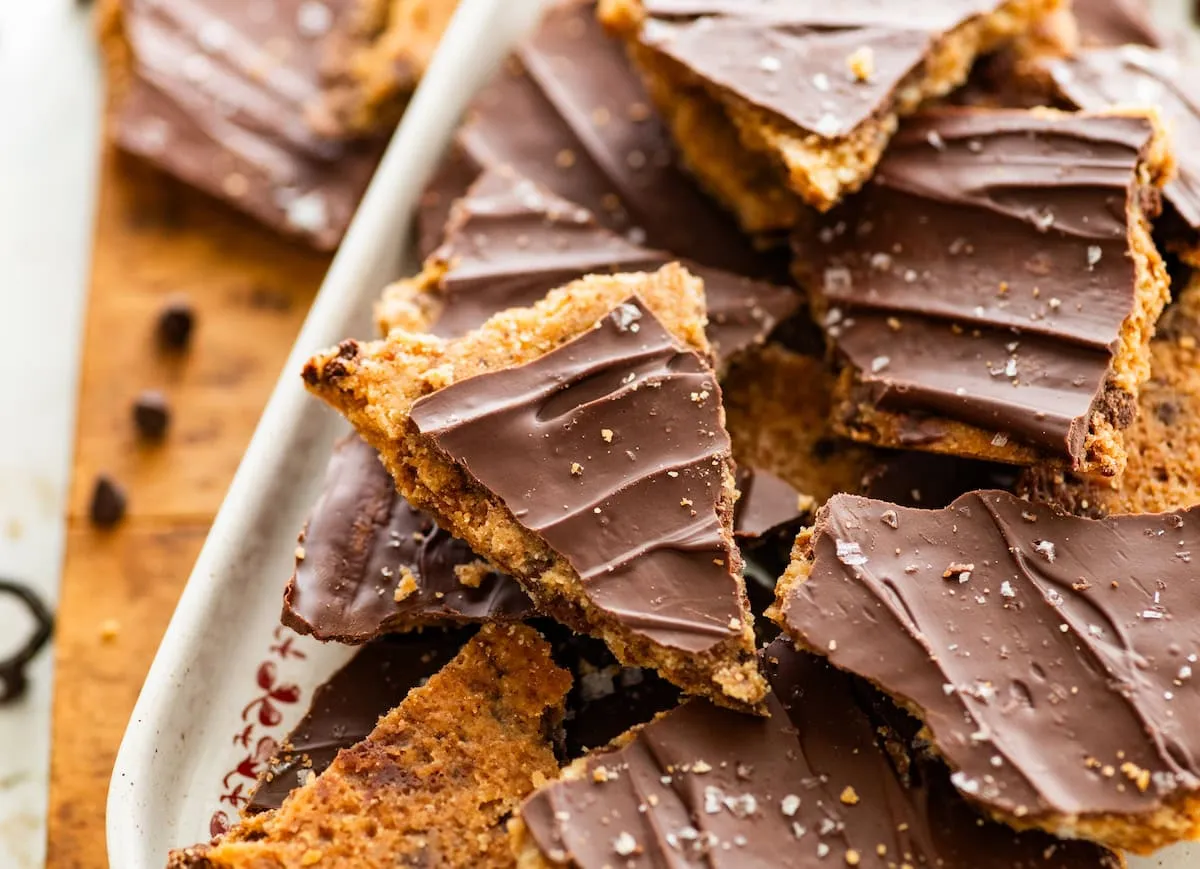 Chocolate Chip Cookie Bark
