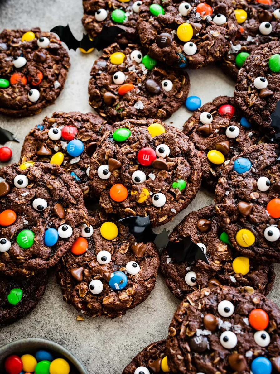 Chocolate Monster Cookies