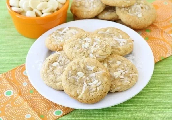 Coconut White Chocolate Chunk Cookies