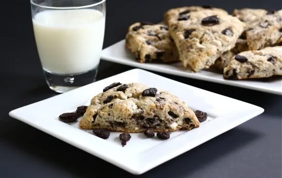 Cookies 'n Cream Scones