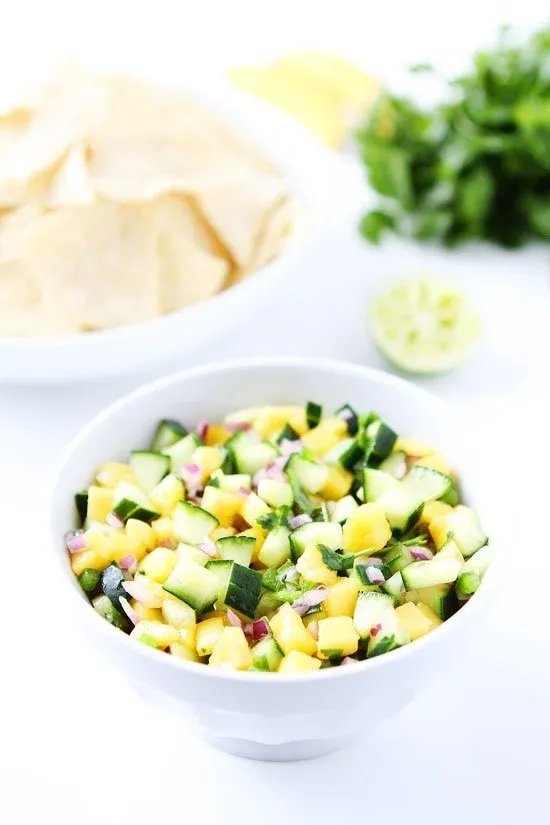 Cucumber Mango Salsa