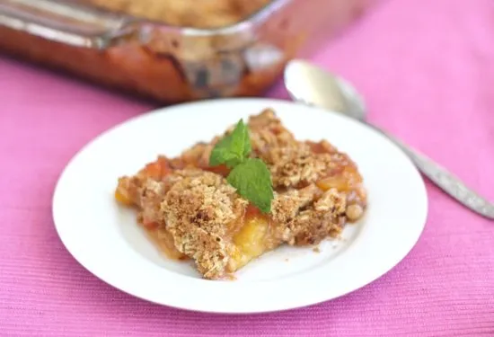 Double-Crusted Plum Crisp