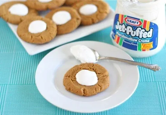 Fluffernutter Cookies