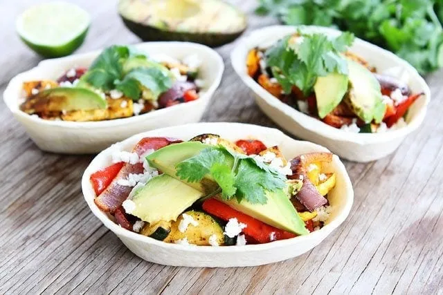 Grilled Avocado and Vegetable Tacos