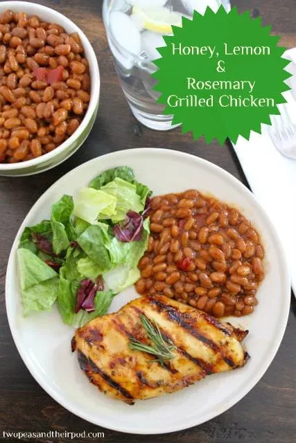 Honey, Lemon & Rosemary Grilled Chicken