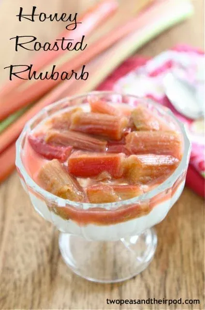 Honey Roasted Rhubarb