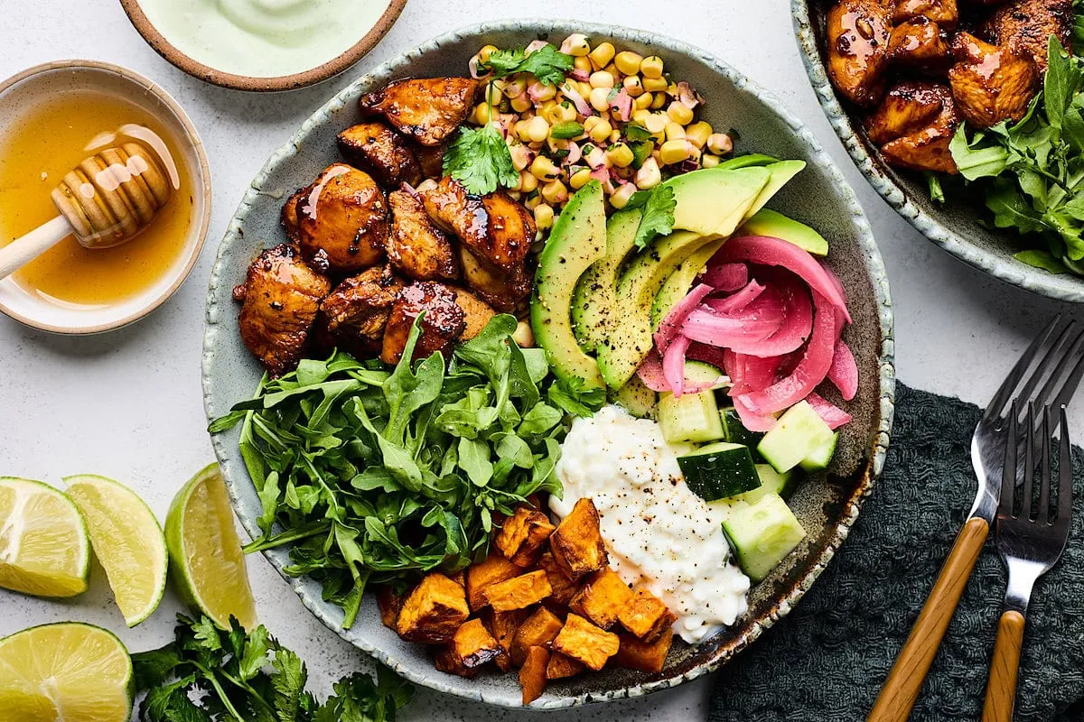 Hot Honey Chicken Bowls