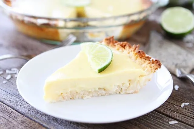 Key Lime Pie with Coconut Macaroon Crust