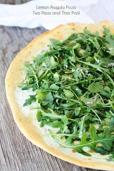 Lemon Arugula Pizza