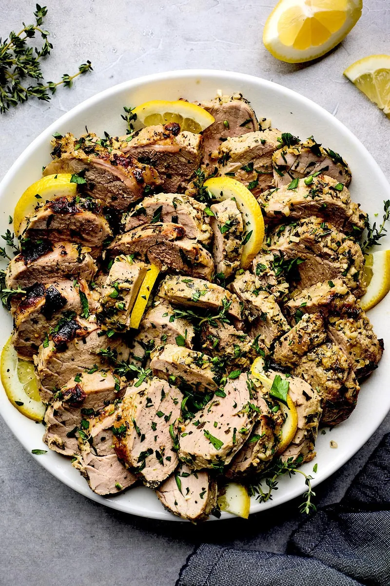 Lemon Herb Pork Tenderloin