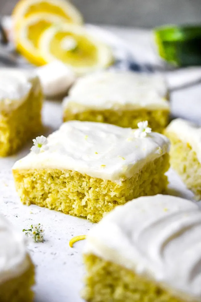 Lemon Zucchini Bars