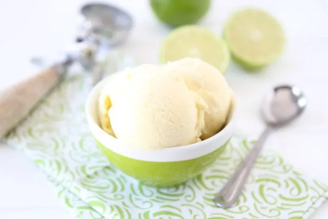 Lime and Coconut Ice Cream