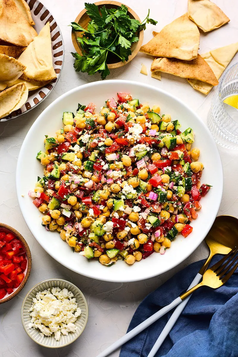Mediterranean Chickpea Salad