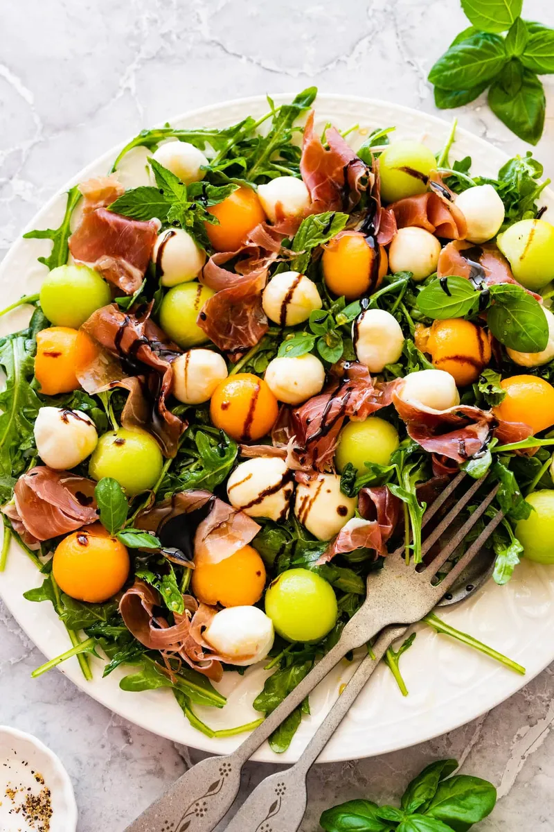 Melon & Prosciutto Salad