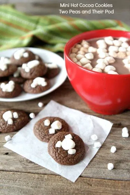 Mini Hot Cocoa Cookies