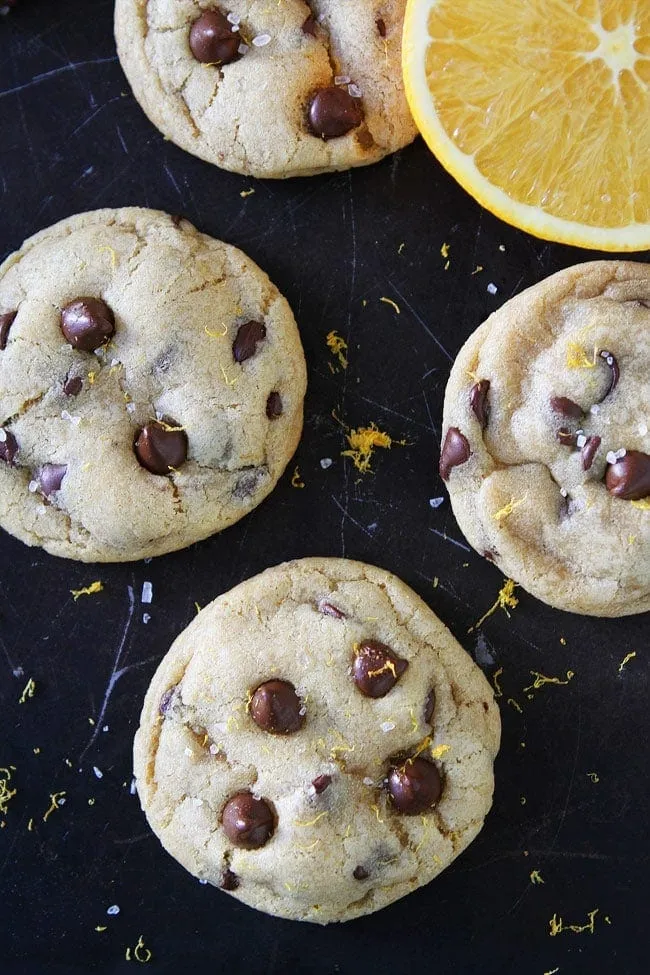 Orange Chocolate Chip Cookies