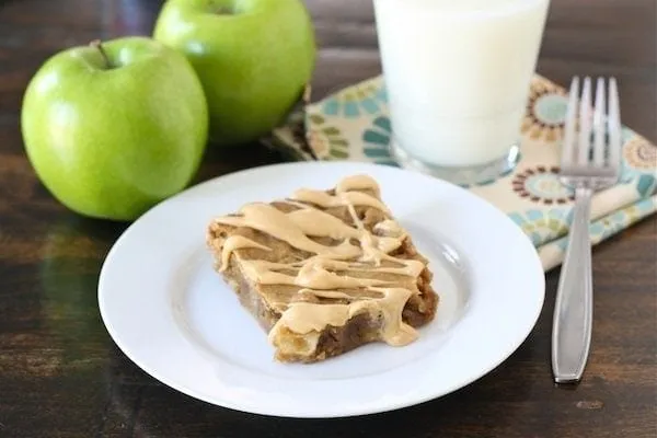 Peanut Butter Apple Bars