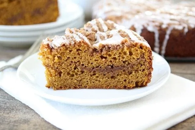 Pumpkin Cinnamon Streusel Coffee Cake