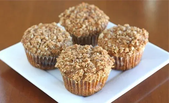 Pumpkin Cinnamon Streusel Muffins