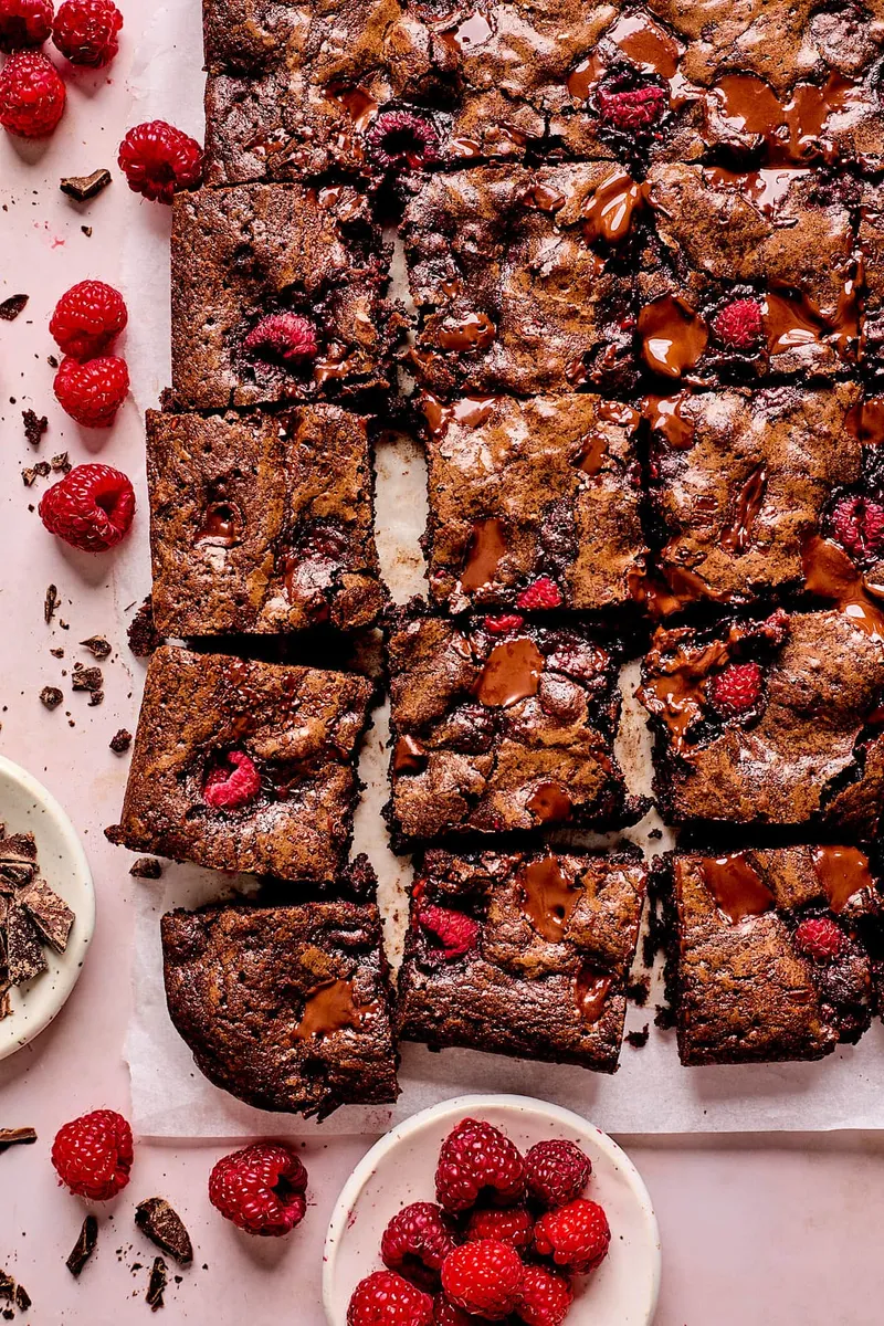Raspberry Brownies