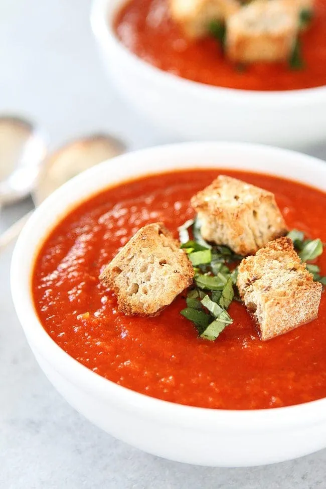 Roasted Red Pepper Tomato Soup