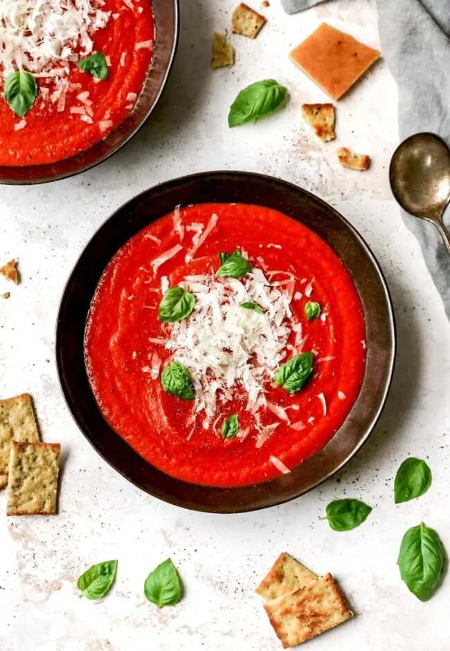 Roasted Tomato Basil Soup