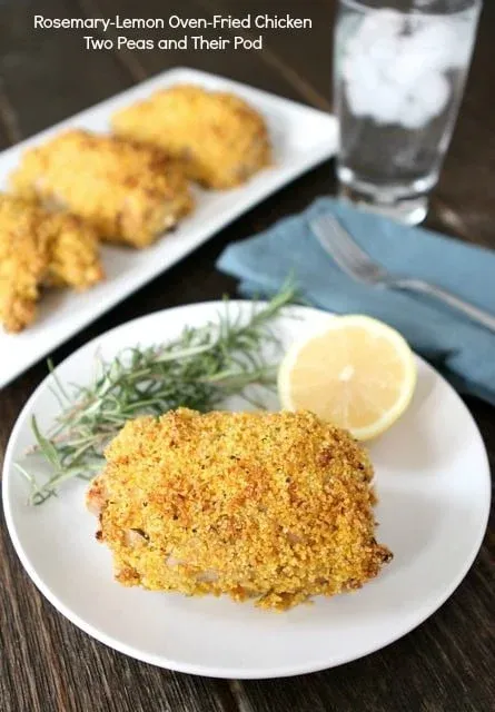 Rosemary-Lemon Oven-Fried Chicken