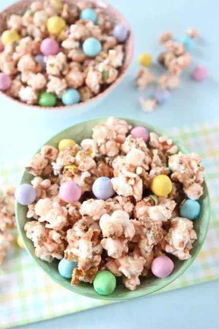 Salted Caramel Easter Popcorn