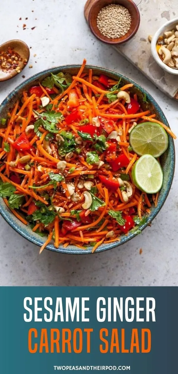 Sesame Ginger Carrot Salad