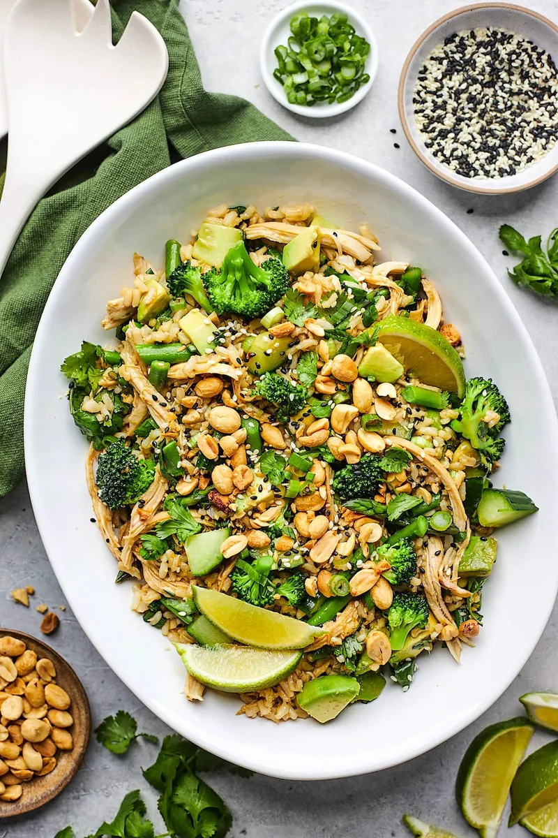 Sesame Ginger Rice Salad