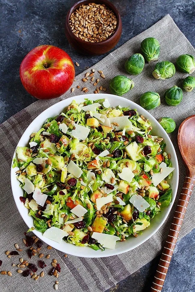 Shaved Brussels Sprouts Salad