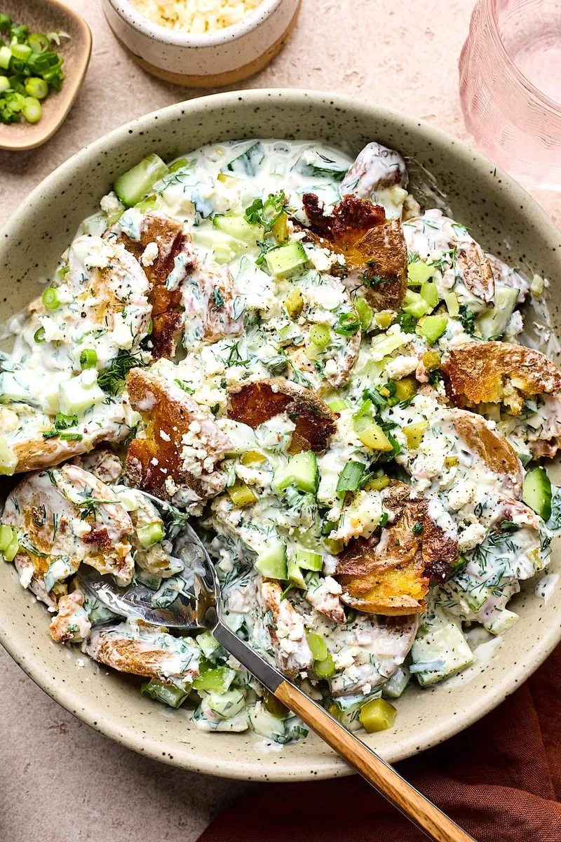 Smashed Potato Salad