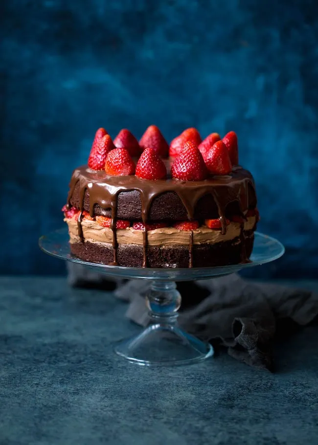 Strawberry Chocolate Cake