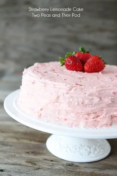 Strawberry Lemonade Cake