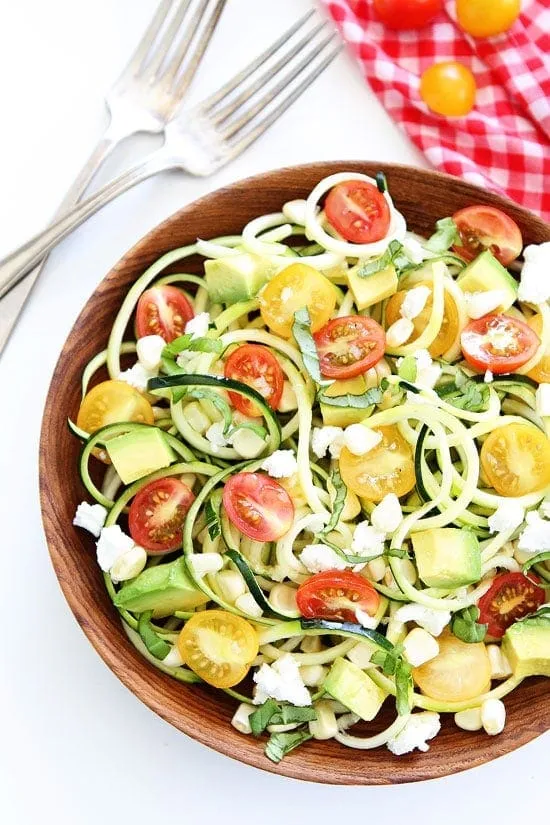 Summer Zucchini Noodle Salad