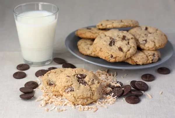 Toasted Coconut Chocolate Chunk Cookies